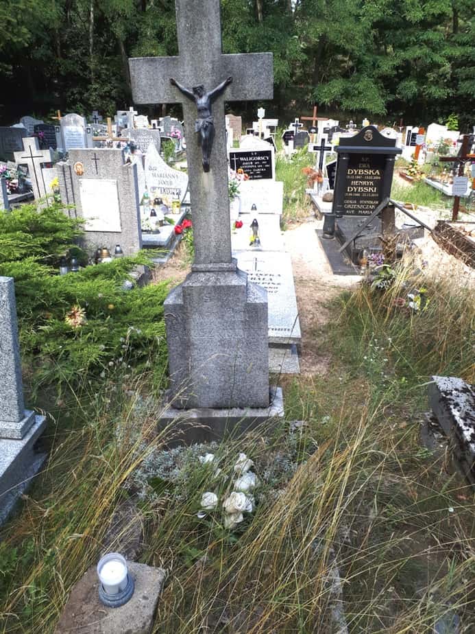 Grób ks. Piotra Struszkiewicza - cmentarz w Miłostowie (Poznań) - pole 35, kwatera 2, rząd 10, grób 7 - fot. 25.07.2019 - p. Bogusław Ostapowicz